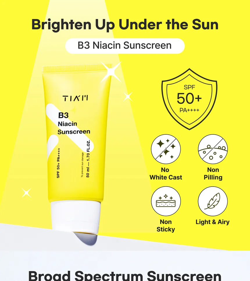 TIA'M - B3 Niacin Sunscreen 50ml