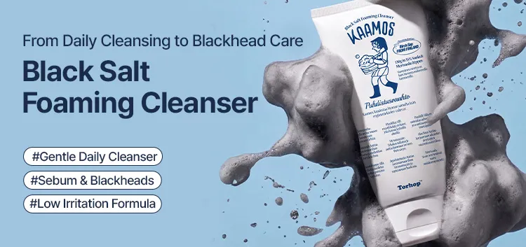 Torhop - Kaamos Black Salt Foaming Cleanser 130g