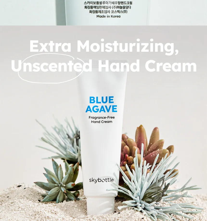 skybottle - Blue Agave Fragrance-Free Hand Cream 50ml