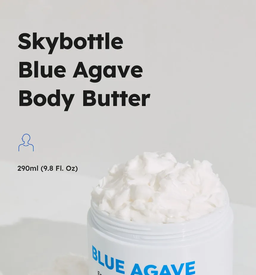 skybottle - Blue Agave Fragrance-Free Body Butter 290ml