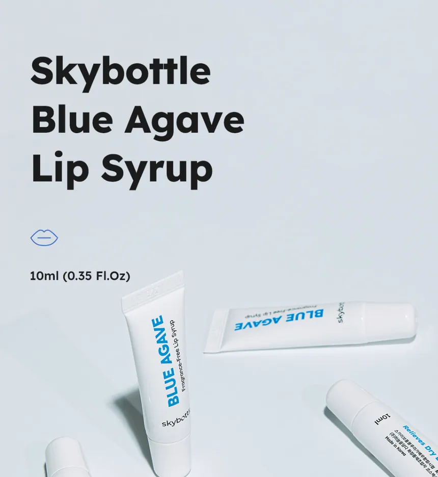 skybottle - Blue Agave Fragrance-Free Lip Syrup 10ml