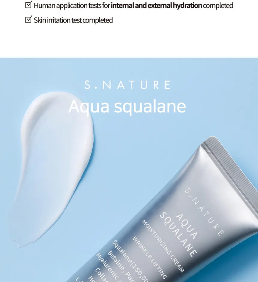 S.NATURE - Aqua Squalane Moisturizing Cream 60ml