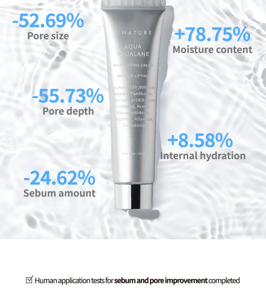 S.NATURE - Aqua Squalane Moisturizing Cream 60ml
