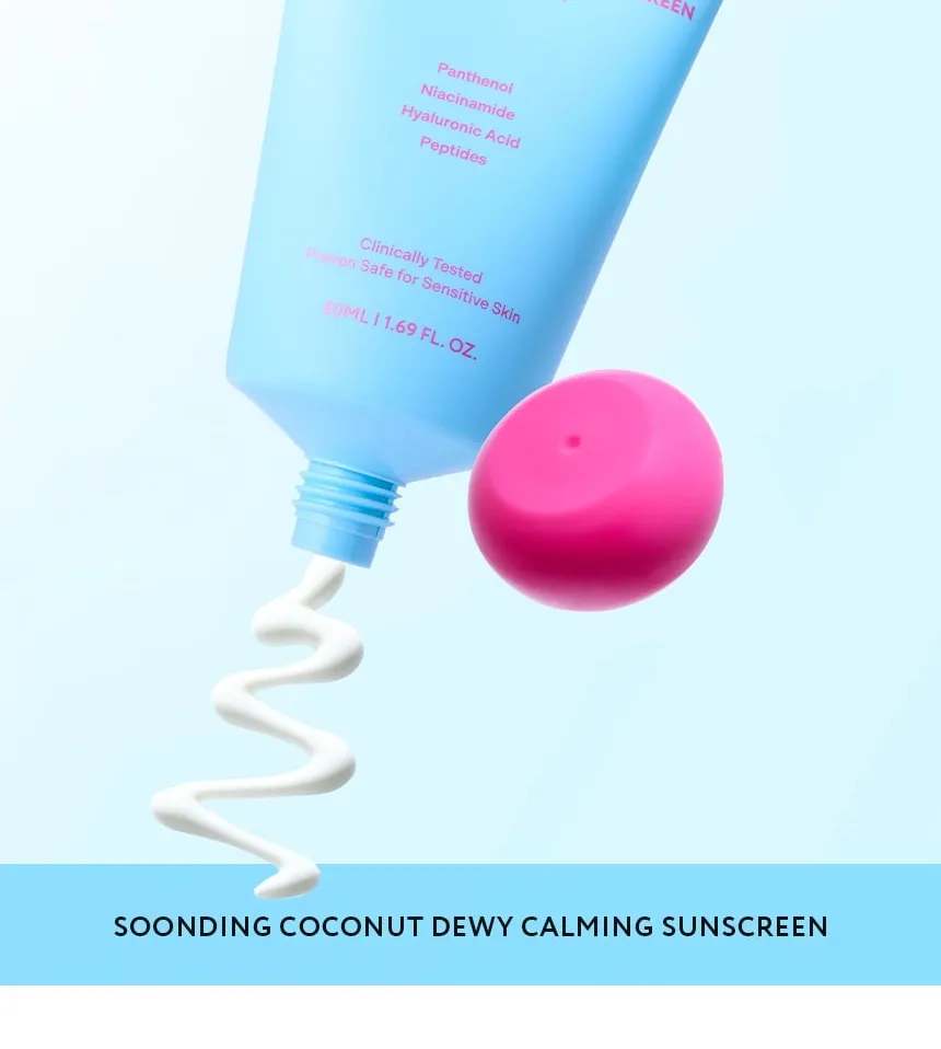 SOONDING - Coconut Dewy Calming Sunscreen 50ml