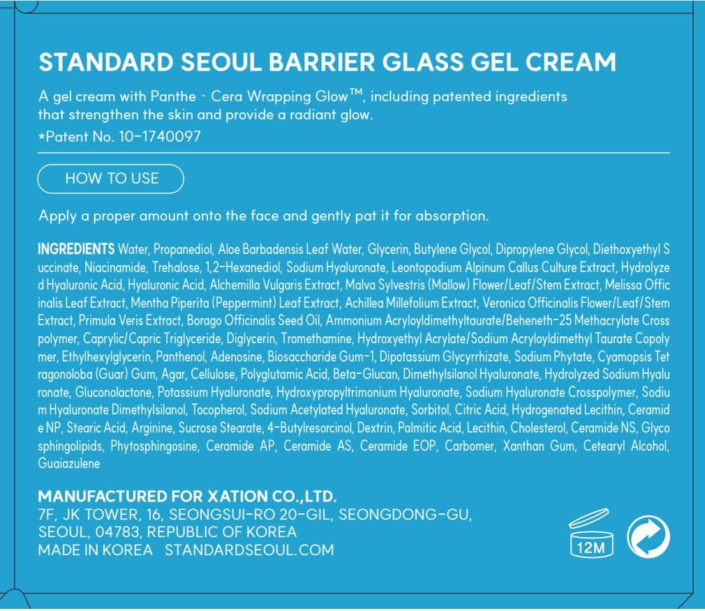STANDARD SEOUL - Barrier Glass Gel Cream 50ml
