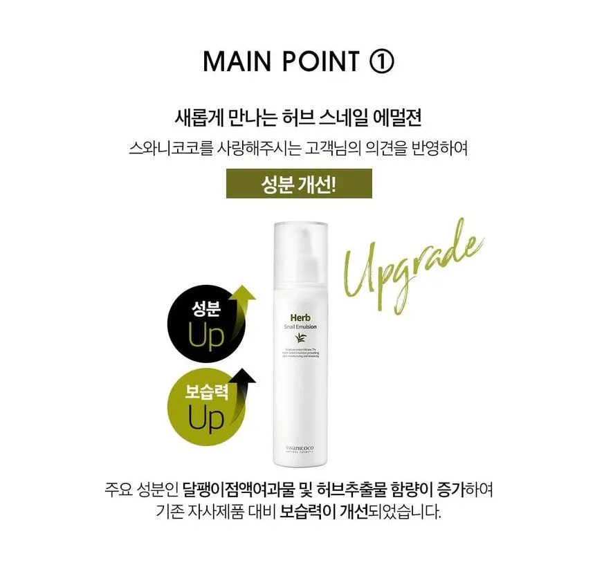 SWANICOCO - Herb Snail Emulsion 120ml