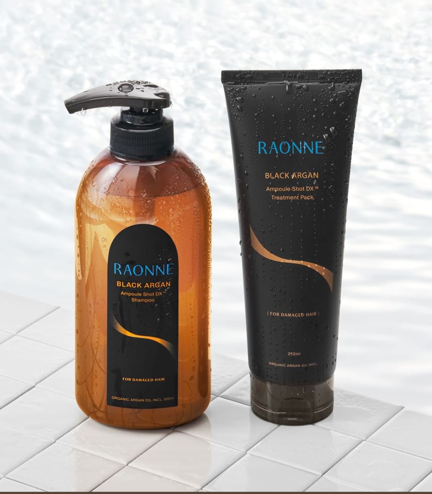 RAONNE - Black Argan Ampoule Shot DX Shampoo 500ml