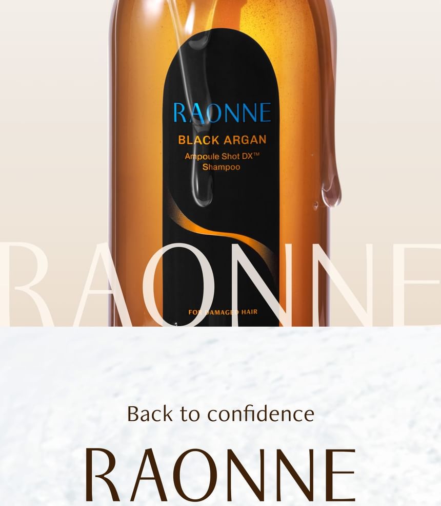 RAONNE - Black Argan Ampoule Shot DX Shampoo 500ml