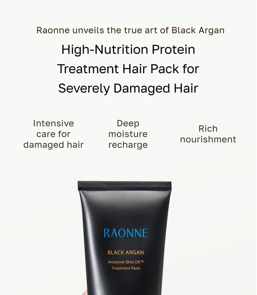 RAONNE - Black Argan Ampoule Shot DX Treatment Pack 250ml