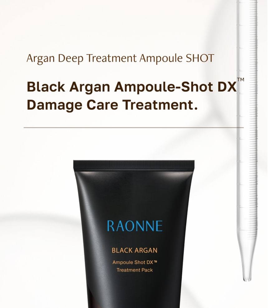 RAONNE - Black Argan Ampoule Shot DX Treatment Pack 250ml