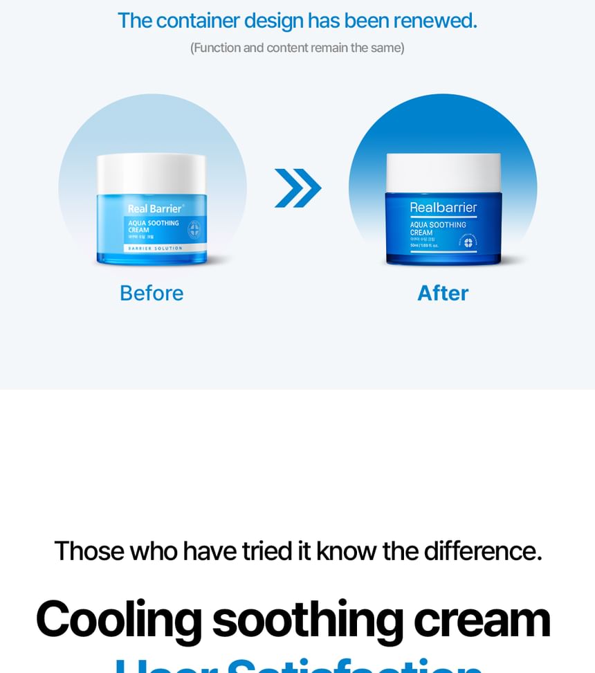 Realbarrier - Aqua Soothing Cream 50ml