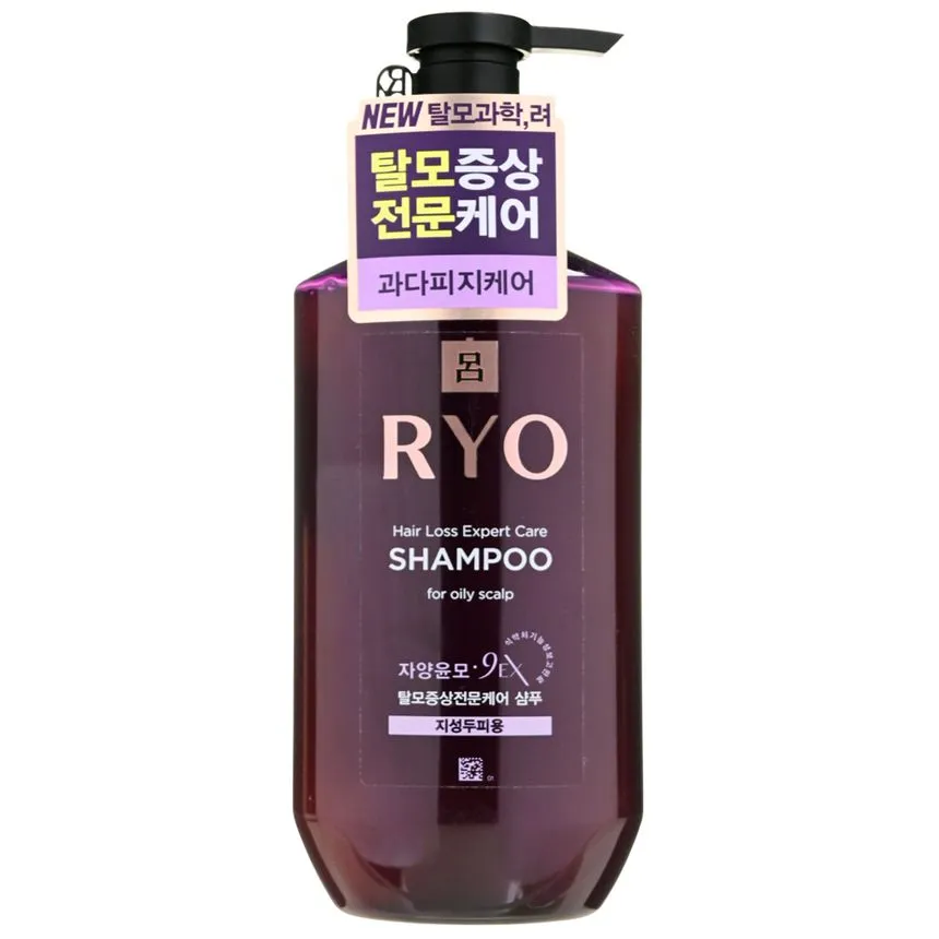 Ryo - Hair Loss Expert Care 9EX Shampoo For Oily Scalp 400ml