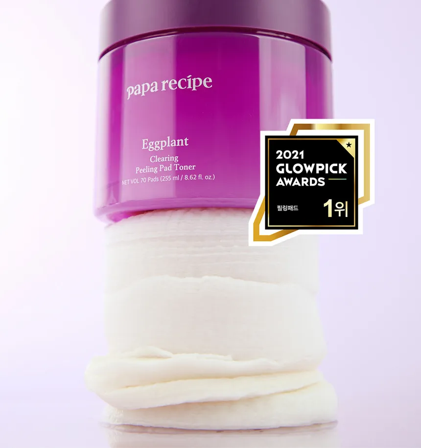 papa recipe - Eggplant Clearing Peeling Pad Toner 70 pads