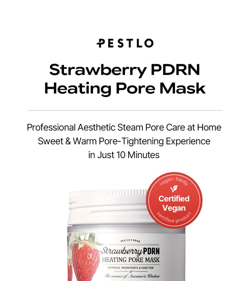 PESTLO - Strawberry PDRN Heating Pore Mask 70g