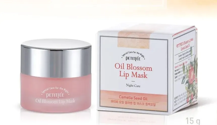 PETITFEE - Oil Blossom Lip Mask (Camelia Seed Oil) 15g