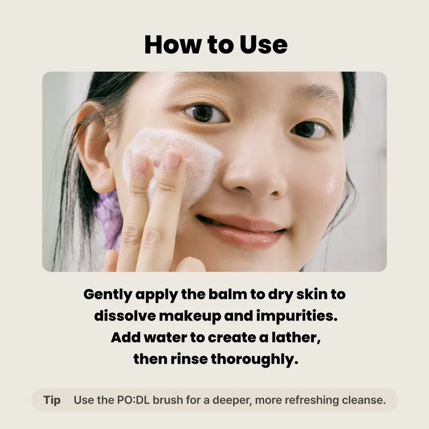 PO:DL - 2X Fresh Bam Balm To Foam Facial Cleanser 130ml