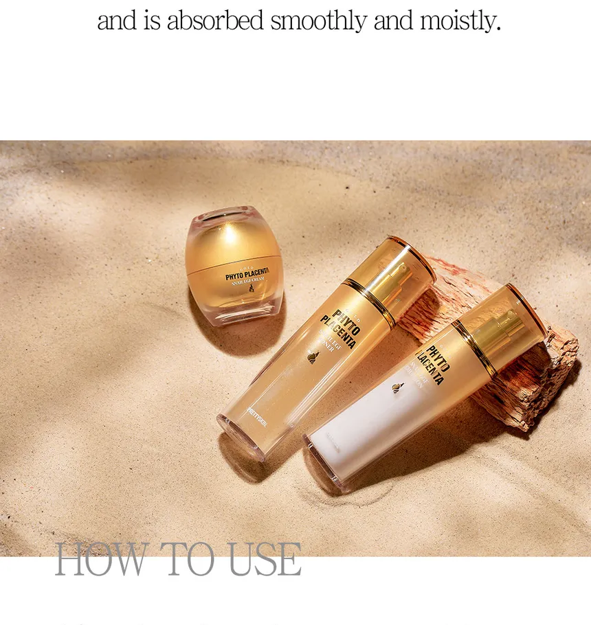 Pretty skin - Gold Phyto Placenta Snail EGF Toner 140ml