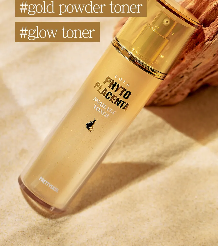 Pretty skin - Gold Phyto Placenta Snail EGF Toner 140ml