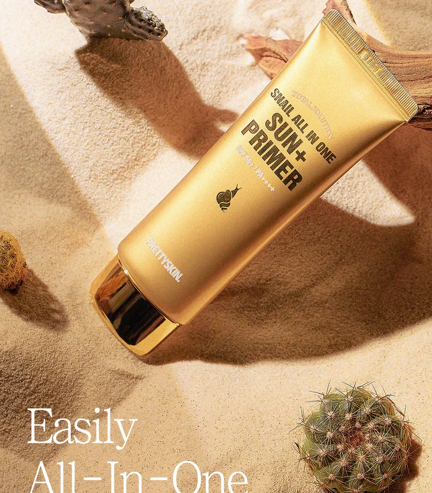 Pretty skin - Total Solution Snail All In One Sun+ Primer 50ml