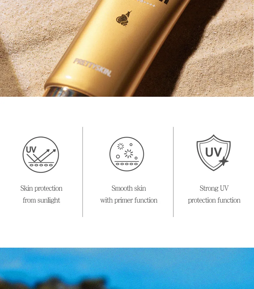 Pretty skin - Total Solution Snail All In One Sun+ Primer 50ml