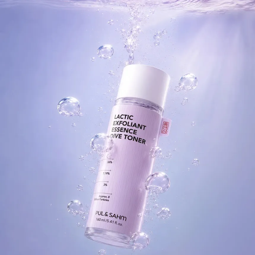 PUL & SAHM - Lactic Exfoliant Essence Dive Toner 160ml