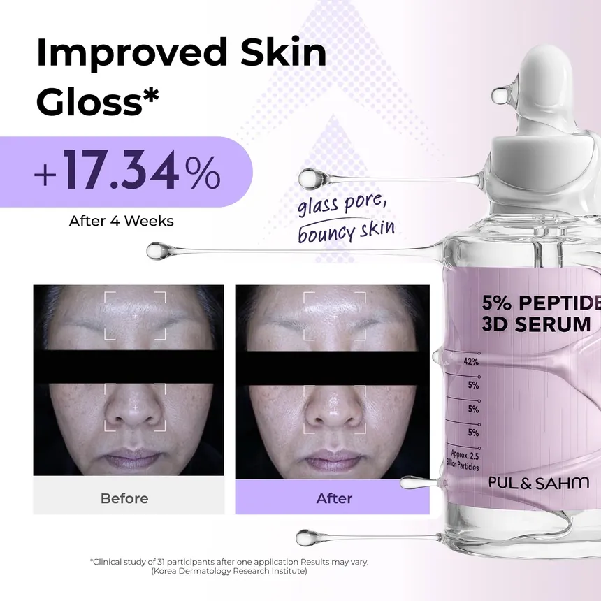 PUL & SAHM - 5% Peptide 3D Serum 50ml