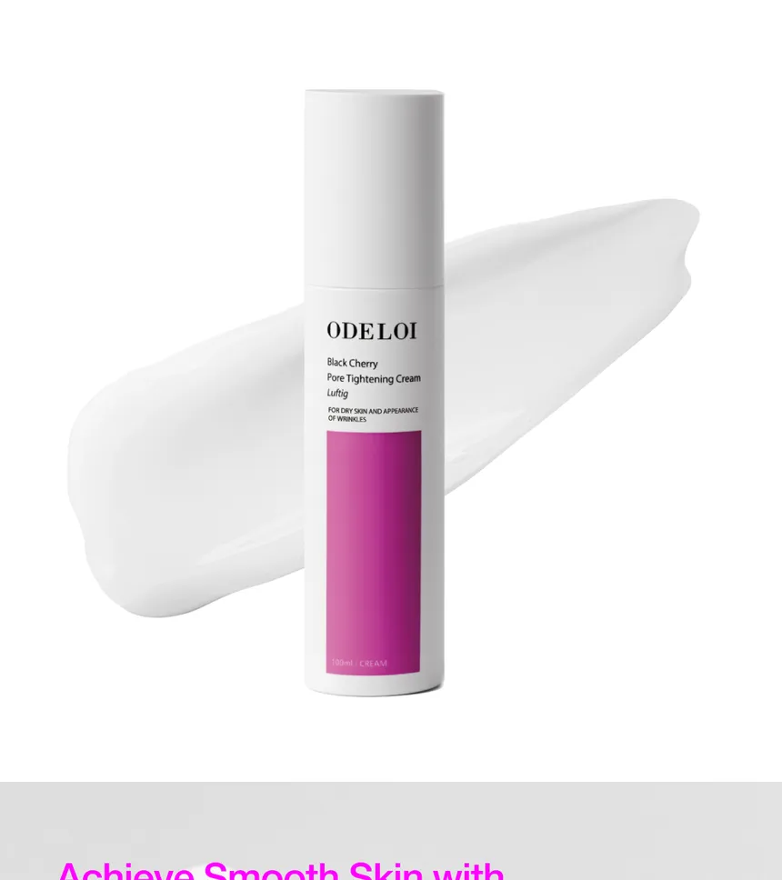 ODELOI - Black Cherry Pore Tightening Cream Luftig 100ml