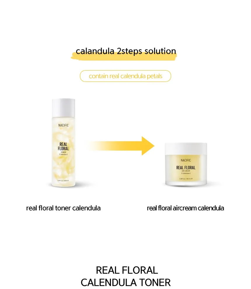 Nacific - Real Floral Air Cream Calendula 100ml