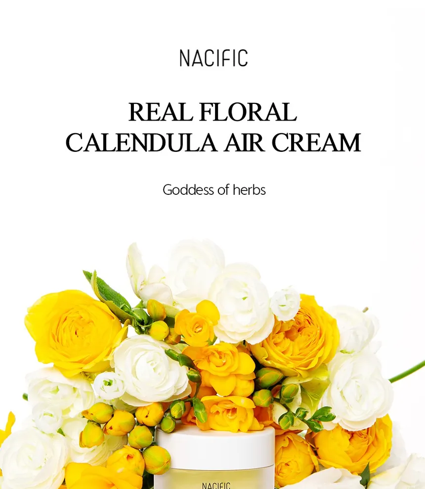 Nacific - Real Floral Air Cream Calendula 100ml