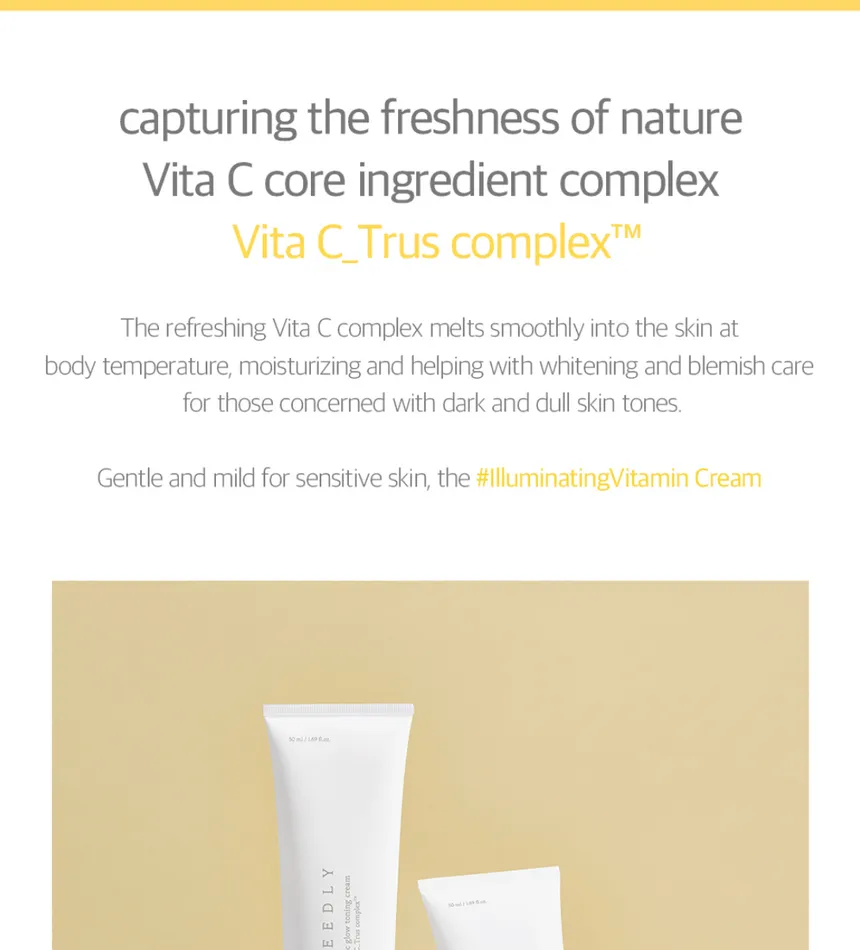 NEEDLY - Vita C Glow Toning Cream 50ml