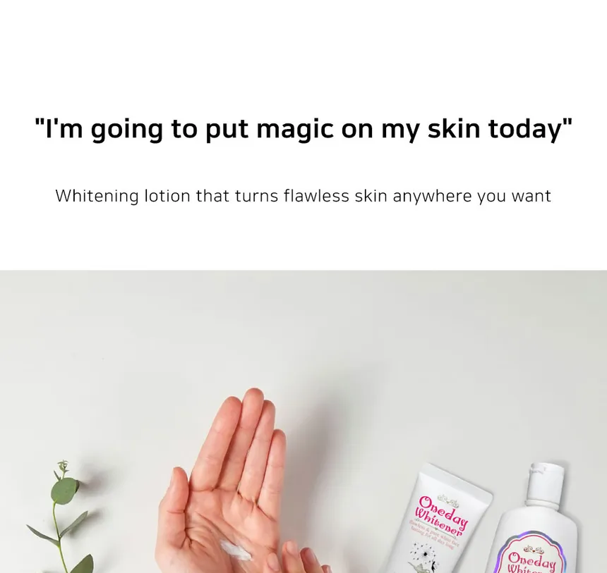 Nella - Oneday Whitener Magical Whitening Lotion Mini 40ml