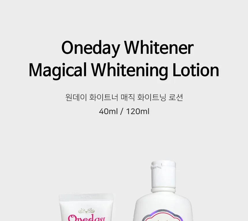 Nella - Oneday Whitener Magical Whitening Lotion Mini 40ml