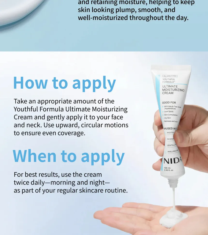 NIDA - Youthful Formula Ultimate Moisturizing Cream 100ml