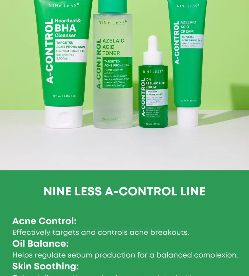 NINELESS - A-Control Azelaic Acid Cream 50ml