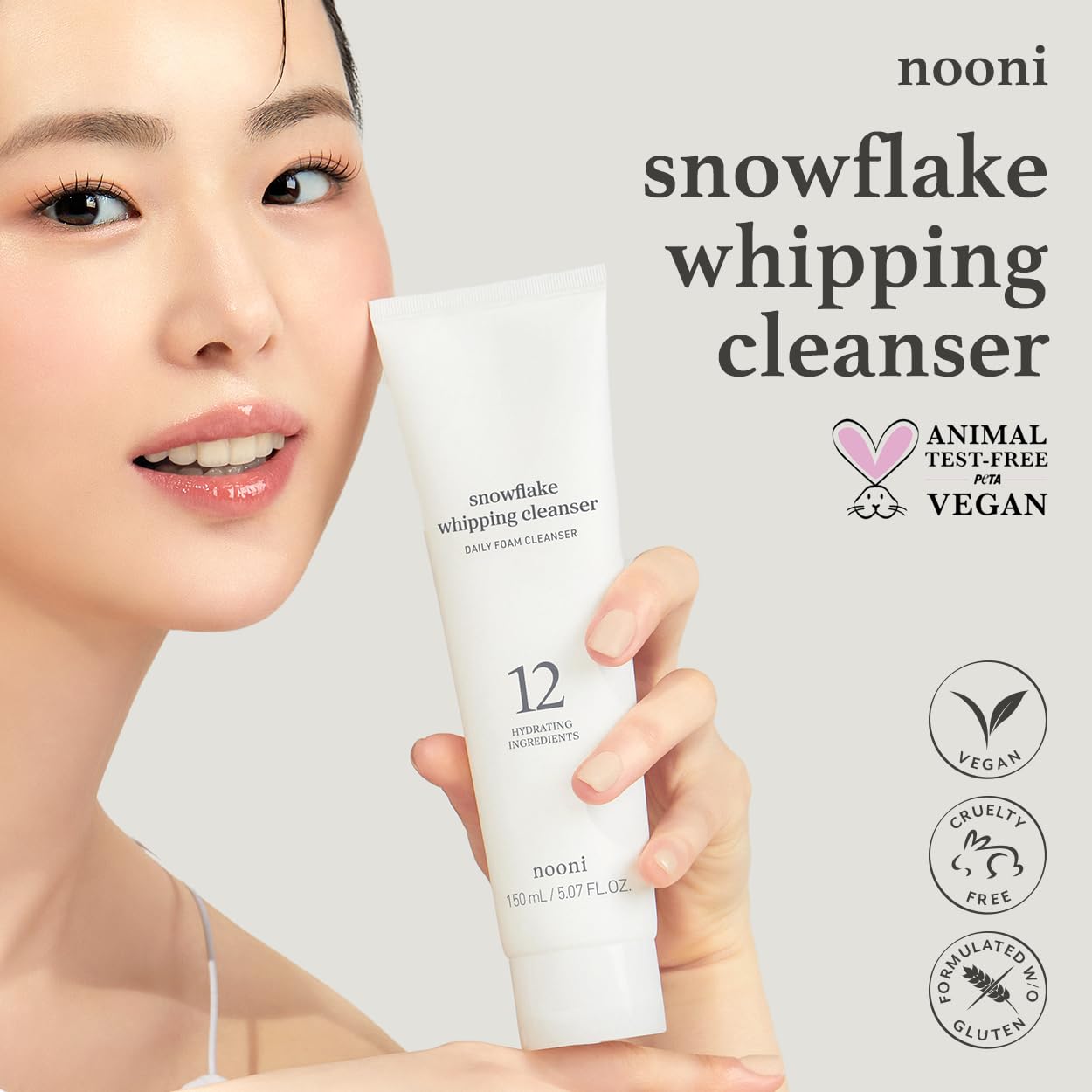 Nooni - Snowflake Whipping Cleanser 150ml