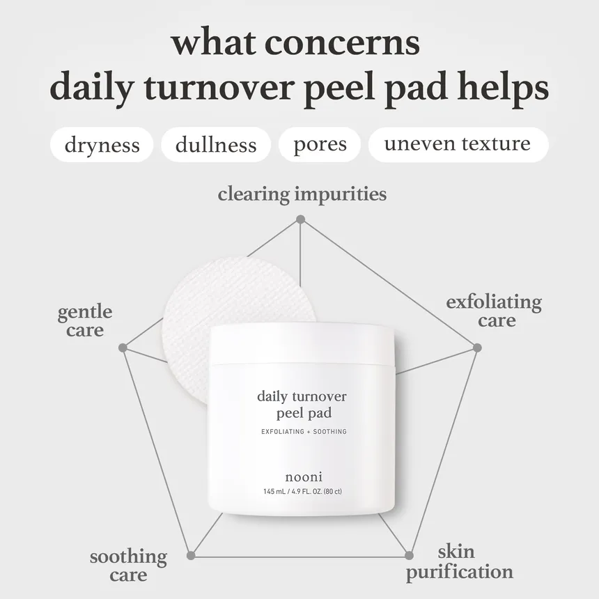 Nooni - Daily Turn Over Peel Pad 80 pads