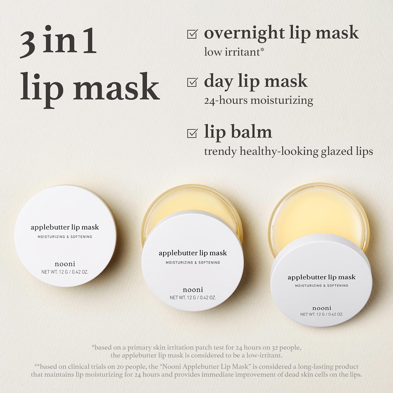 Nooni - Apple Butter Lip Mask 12g